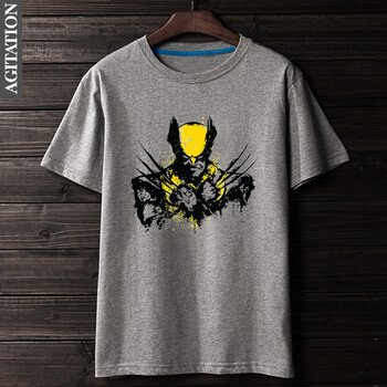 agitation 短袖 男士T恤 金剛狼灰色 S，XL，L，M，XXL，XXXL