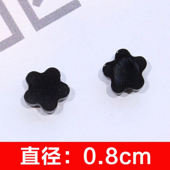 耳環(huán)韓國(guó)黑色花
