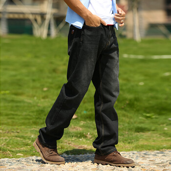 AEMAPE 寬松褲 商務(wù)休閑 男士牛仔褲