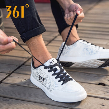 361度板鞋白/黑 44，39，40，41，42