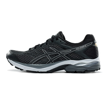 亞瑟士（asics）跑步鞋黑色/黑色/銀色 
