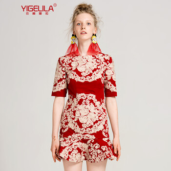 衣閣里拉（YIGELILA）  刺繡 連衣裙