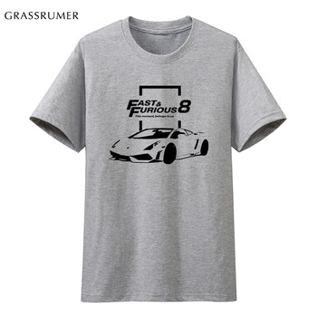 GRASSRUMER 短袖 男士T恤 灰色 S，XL，L，XXL，M，XXXL