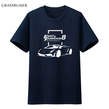 GRASSRUMER 短袖 男士T恤 藏青色 S，XL，L，XXL，XXXL，M