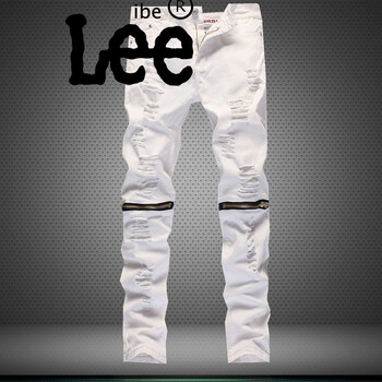 ibelee 修身褲 歐美簡(jiǎn)約 男士牛仔褲