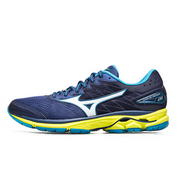 美津濃（MIZUNO）跑步鞋J1GC170307 鈷藍(lán)/熒光黃/深藏青 39