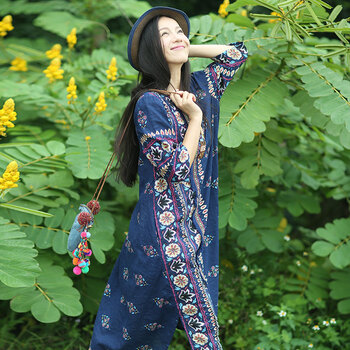 讀你（duni）  印花 連衣裙