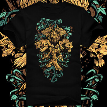 雷霆狼（LEITINGLANG） 短袖 男士T恤 德魯伊職業(yè)傳奇 S，XL，L，M，XXXL，XXL
