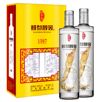 撫參堂45375mL-500mL，500ml*2瓶 濃香型，濃香