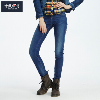增致牛仔（zengzhi） 中腰 直筒褲 女 長褲 牛仔褲
