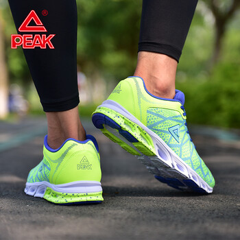 匹克（PEAK）跑步鞋熒光黃 42