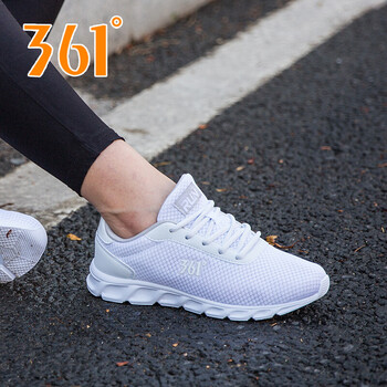 361度跑步鞋361度白/藕灰 36，37，38，39，40