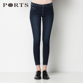 PORTS 高腰  女 長褲 牛仔褲