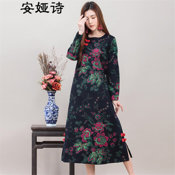 安婭詩 大花，碎花 印花 連衣裙