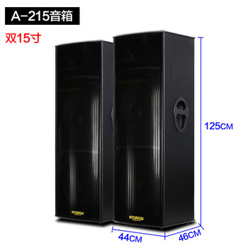 現(xiàn)代（HYUNDAI）  音箱/音響 雙15英寸800W音箱一對
