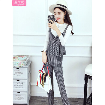 盈菲妮 高腰 鉛筆褲/小腳褲 女 七分褲 休閑褲