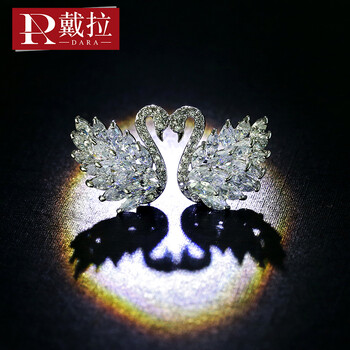 鋯石大耳釘