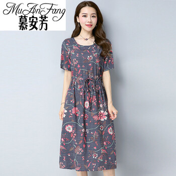 慕安芳（MuanFang） 純色  連衣裙