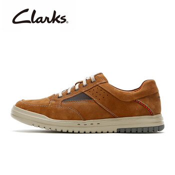Clarks男士棕褐色（261279618） 39
