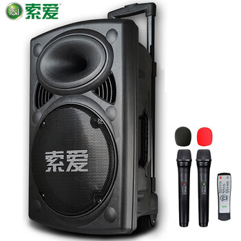 索愛（soaiy） 廣場(chǎng)舞音響 音箱/音響 12英寸雙手麥