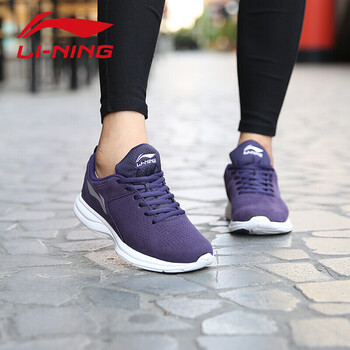 李寧（LI-NING）跑步鞋078-1世紀紫/基礎白 36