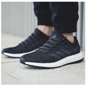 Adidas跑步鞋BA8899黑色現(xiàn)貨 41