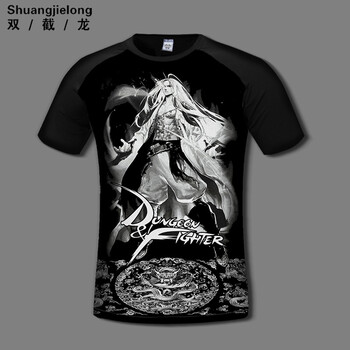 雙截龍（shuangjielong） 短袖 男士T恤 短袖-水墨地下城-16 S