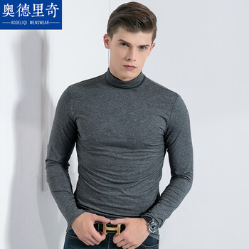 奧德里奇（Aodeliqi） 長(zhǎng)袖 男士T恤 深灰色 XL，L，加大，XXXL，M，XXL
