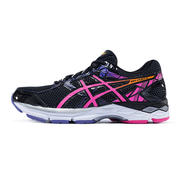亞瑟士（asics）跑步鞋黑色/粉色/淡紫色 36，37.5，37，38，39.5，39，40