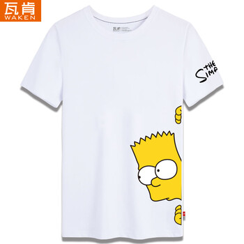 瓦肯（WAKEN） 短袖 男士T恤 白色3 S
