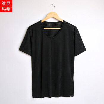 維尼瑪希（VeniMasee） 短袖 男士T恤 黑色   XL，L，XXL，M
