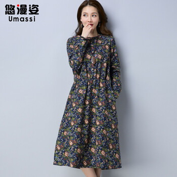 悠漫姿（umassi）  印花 連衣裙