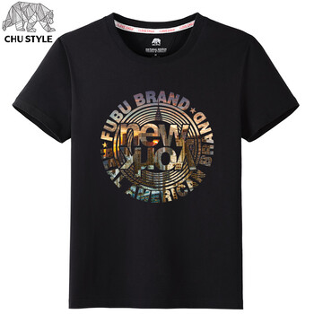 初己（CHUJI） 短袖 男士T恤 黑色(時(shí)尚之都) XL，L，M，XXL
