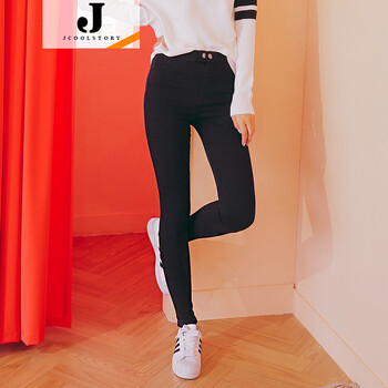 JCOOLSTORY 中腰 鉛筆褲/小腳褲 女 長褲 休閑褲