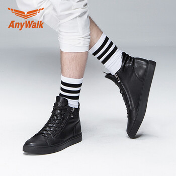 安尼沃克（AnyWalk）男士黑色 41