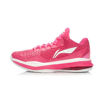 李寧（LI-NING）籃球鞋熒光果粉/甜菜紅-7 41