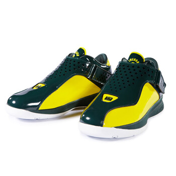 艾弗森籃球鞋綠黃 