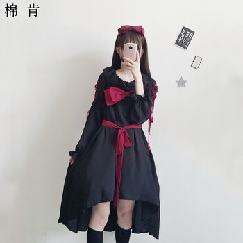 棉肯 純色  連衣裙