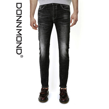 DONNMOND 直筒褲 歐美簡約 男士牛仔褲