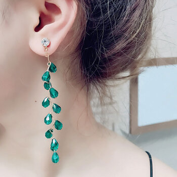 水晶復古耳環(huán)