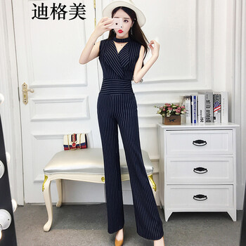 迪格美 高腰 闊腳褲 女 長褲 休閑褲
