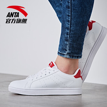 安踏（ANTA）板鞋-1安踏白/大紅 35.5