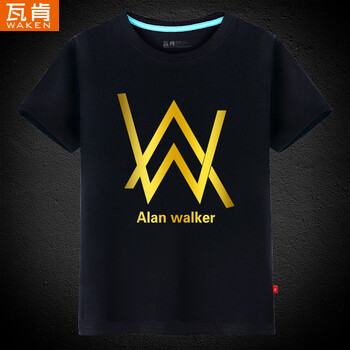 瓦肯（WAKEN） 短袖 男士T恤 燙金3 S