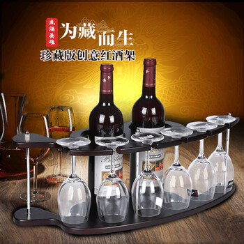 歐式時(shí)尚木質(zhì)紅酒架
