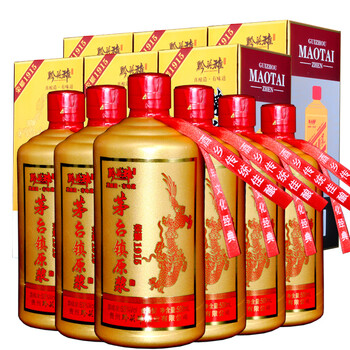 黔英雄53度375mL-500mL，500ml*6瓶 醬香型，醬香