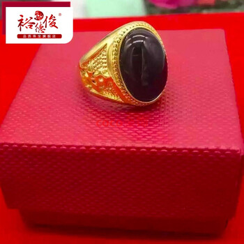 仿黃金戒指不掉色