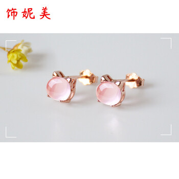 可愛(ài)小貓耳釘