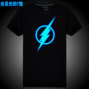 古萊登（GODLIKE） 短袖 男士T恤 閃電俠夜光版 