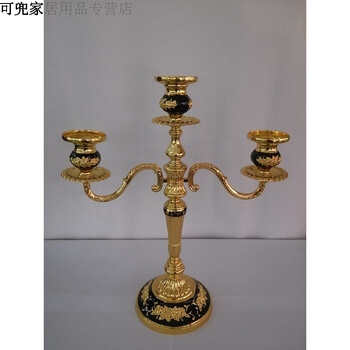 三頭歐式燭臺