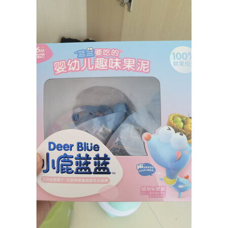 用户体验点评小鹿蓝蓝趣味婴幼儿果泥x6袋究竟好不好，评测二星期感受分享